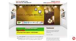 Desktop Screenshot of gypsumbintaro.com