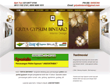 Tablet Screenshot of gypsumbintaro.com